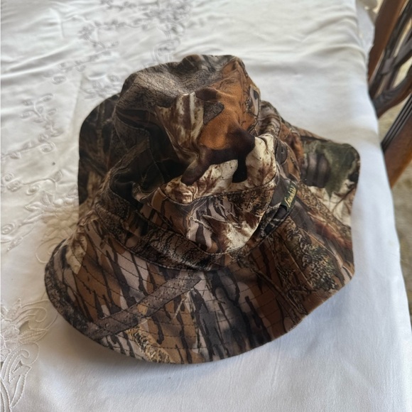 Mossy Oak GAMEHIDE hunting cap excellent condition drawstring for perfect fit - Picture 2 of 9